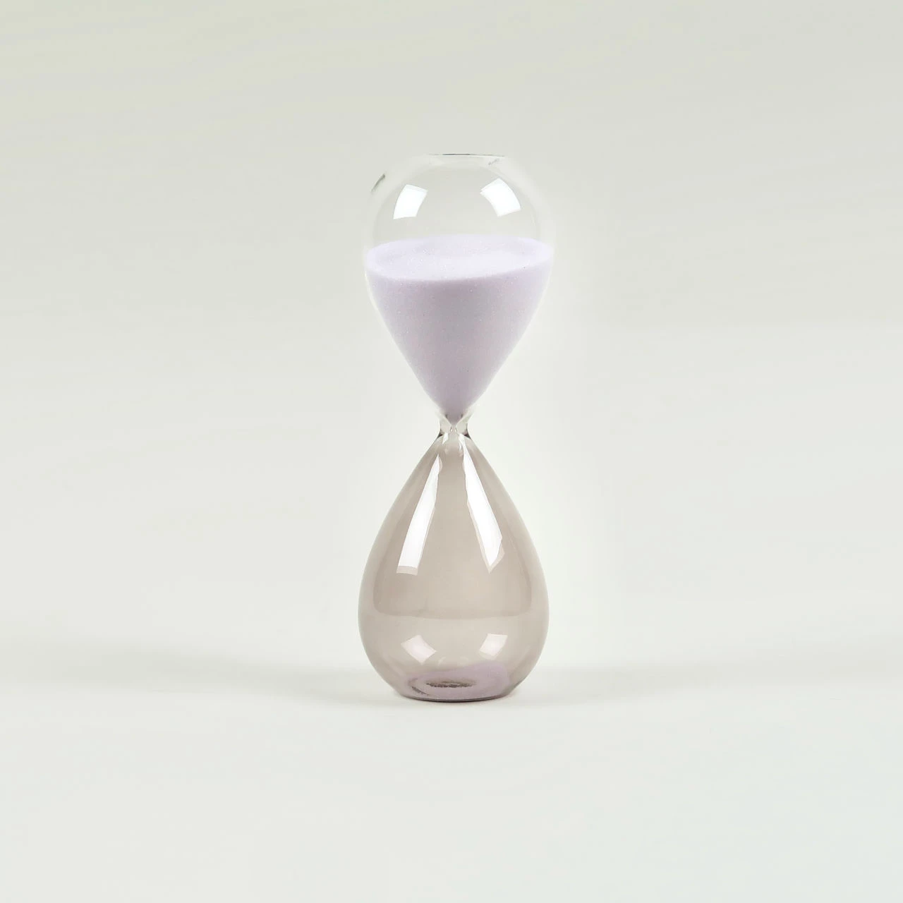 Deals 🔥 HAY Glass Sand Timer - Medium - Lavender ✨ 4 HAY Glass Sand Timer - Medium - Lavender