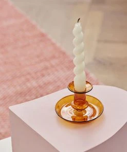 Promo π HAY Flare Candle Holder Amber S π€© 7 HAY Flare Candle Holder Amber S