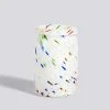 HAY Roll Neck White Dot Splash Vase