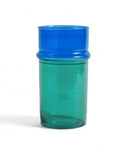 HAY Moroccan Vase / L Blue And Green