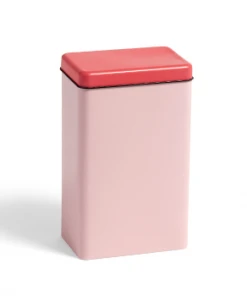 HAY Pink Stainless Steel Sowden Coffee Tin