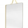 HAY Pale Yellow Strap Medium Square Ruban Mirror