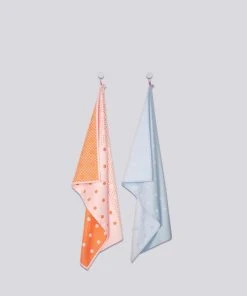 HAY TEA TOWELS- BIG DOTS 52X75 (2pcs)