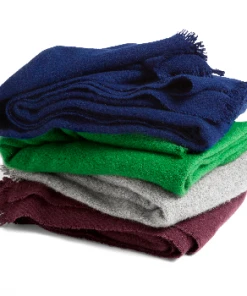 HAY Mono Blanket, 100% Wool - Midnight Blue