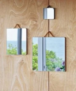 HAY Rust Strap Small Rectangular Ruban Mirror Lifestyle Decoration