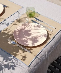 HAY Contour Placemat 4 PCS Soft Lemon