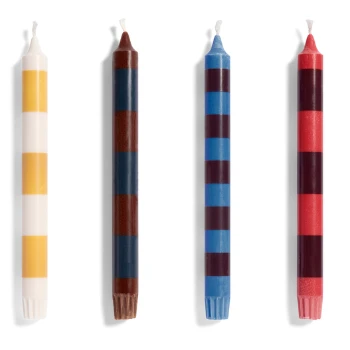 Hot Sale ⌛ HAY Stripe Candle - Beige and Sand ⭐ 8 HAY Stripe Candle - Beige and Sand