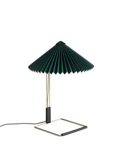 HAY Matin Table Lamp Brass 300 Green