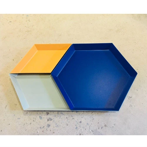 Hot Sale 𧨠HAY Kaleido Hexagon Trays - Set of 3 βοΈ 3 HAY Kaleido Hexagon Trays - Set of 3