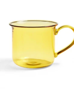 HAY Yellow Borosilicate Glass Cup