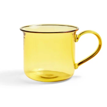 Budget π HAY Yellow Borosilicate Glass Cup β¨ 3 HAY Yellow Borosilicate Glass Cup