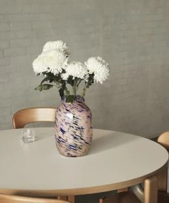 HAY Pink and Blue Round Splash Vase