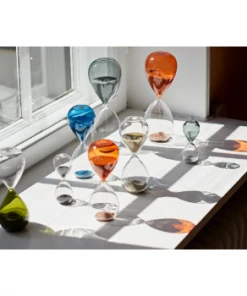 HAY Medium Burnt PINK 15 Minutes Hourglass