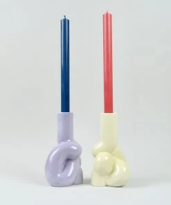 HAY Soft Candleholder - Yellow