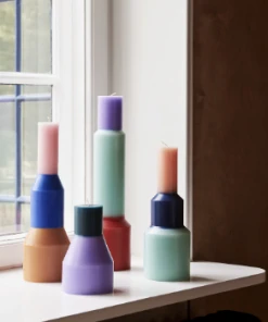 Hot Sale π HAY Medium Mint Pillar Candle π₯° 9 HAY Medium Mint Pillar Candle