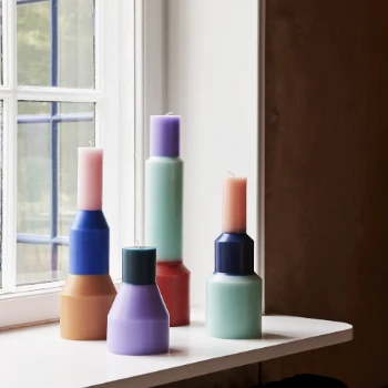 Hot Sale π HAY Medium Mint Pillar Candle π₯° 6 HAY Medium Mint Pillar Candle