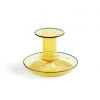 Discount βοΈ HAY Yellow Flare Glass Candlestick β¨ 2 HAY Yellow Flare Glass Candlestick