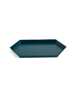 HAY Large Petrol Green Kaleido Tray