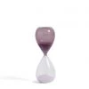 Deals 🔥 HAY Glass Sand Timer - Medium - Lavender ✨ 2 HAY Glass Sand Timer - Medium - Lavender