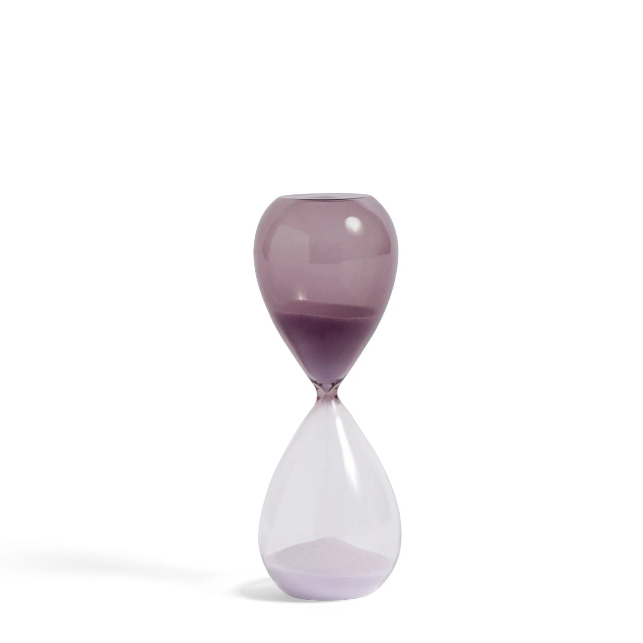 Deals 🔥 HAY Glass Sand Timer - Medium - Lavender ✨ 3 HAY Glass Sand Timer - Medium - Lavender