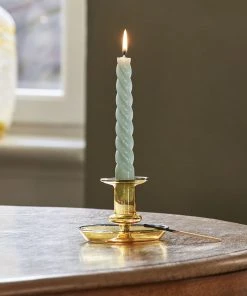 HAY Flare Borosilicate Glass Candlestick