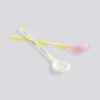 New π HAY Glass Spoons / Flat 2 Pcs Light Pink And White π 2 HAY Glass Spoons / Flat 2 Pcs Light Pink And White