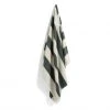 HAY 150 X 100cm Dark Green Frotté Stripe Bath Towel