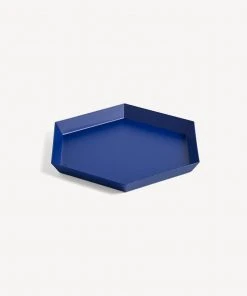 HAY Royal Blue Steel Kaleido S Tray