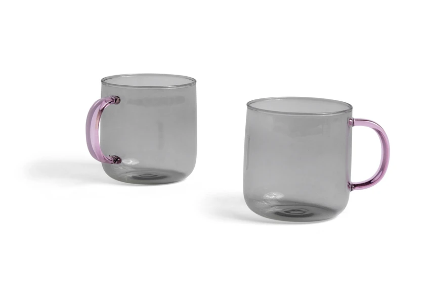 Buy β¨ HAY Set of 2 Glass Mugs π€© 3 HAY Set of 2 Glass Mugs