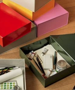 HAY Scatola In Cartone Rigido Con Chiusura Calamitata