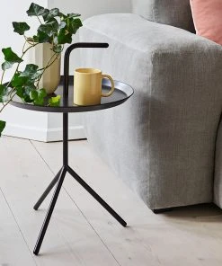 Best deal 🥰 HAY DLM Side Table Black Ø38 x H58 cm ❤️ 7 HAY DLM Side Table Black Ø38 x H58 cm