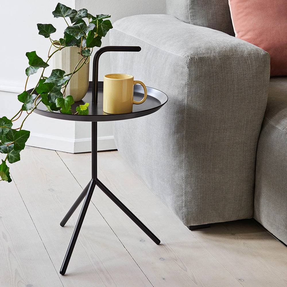 Best deal 🥰 HAY DLM Side Table Black Ø38 x H58 cm ❤️ 4 HAY DLM Side Table Black Ø38 x H58 cm