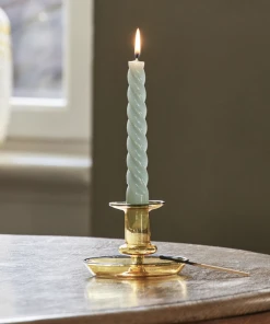 HAY Set of 6 Twisted Candles Grey Beige Citrus Peach