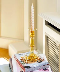 Discount ⌛ HAY Candle Twist Light Rose, Light Grey and Lilac Set of 6 ❤️ 7 HAY Candle Twist Light Rose, Light Grey and Lilac Set of 6