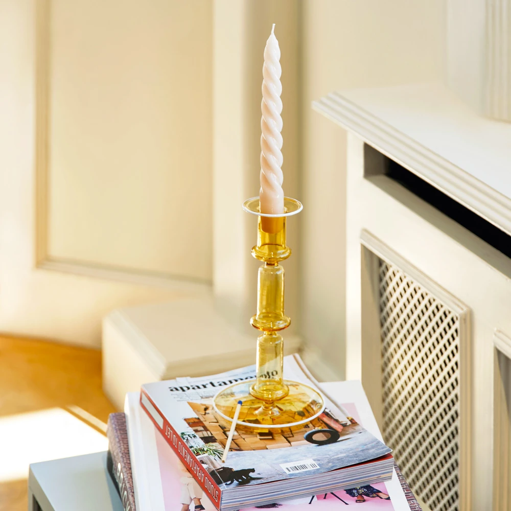 Discount ⌛ HAY Candle Twist Light Rose, Light Grey and Lilac Set of 6 ❤️ 5 HAY Candle Twist Light Rose, Light Grey and Lilac Set of 6