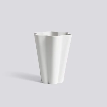 Best Sale ⭐ HAY Large Off White Iris Vase ⭐ 3 HAY Large Off White Iris Vase