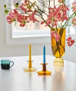 Best reviews of 😍 HAY Flare Yellow Glass Candle Holder 🌟 17 HAY Flare Yellow Glass Candle Holder