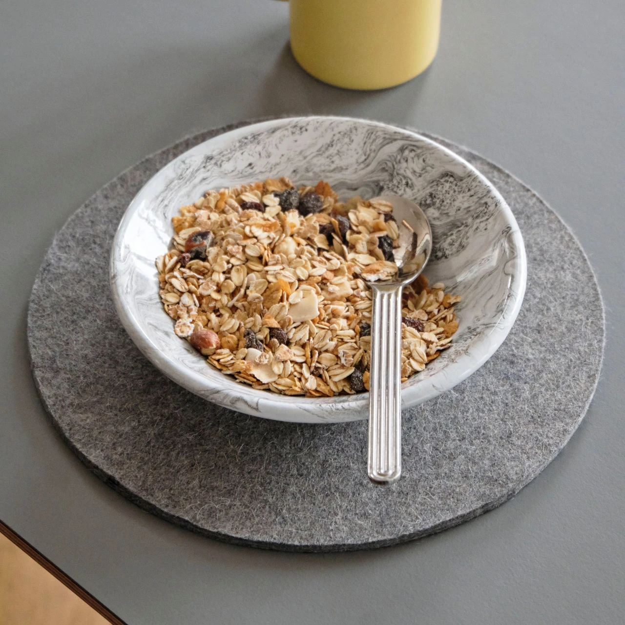 Deals βοΈ HAY Set of 4 Light Grey Felt Placemats π 5 HAY Set of 4 Light Grey Felt Placemats