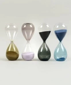 Deals 🔥 HAY Glass Sand Timer - Medium - Lavender ✨ 17 HAY Glass Sand Timer - Medium - Lavender