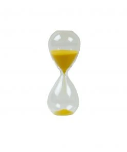 HAY Glass Sand Timer - Small - Lemon Yellow
