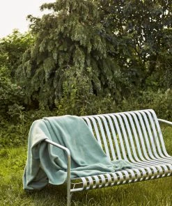 HAY Mono Blanket, 100% Wool - Verdigris Green