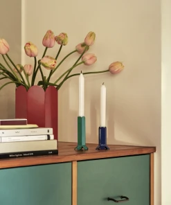 HAY Candleholder Arcs Small Dark Blue