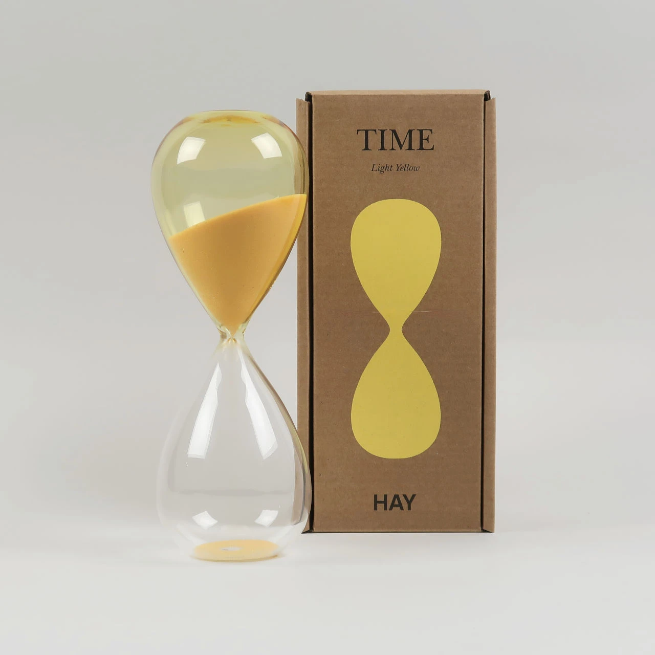 Buy π HAY Glass Sand Timer - Large - Light Yellow π₯° 5 HAY Glass Sand Timer - Large - Light Yellow