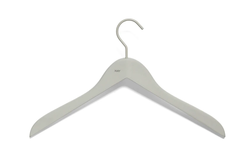 Deals π HAY Soft Coat Hanger Slim Grey - 4 pcs β 5 HAY Soft Coat Hanger Slim Grey - 4 pcs