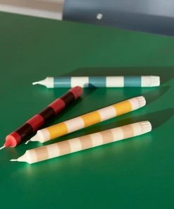 HAY Stripe Candle Steel Blue/Light Blue