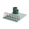 HAY Dark Green Silicone Cutlery Holder