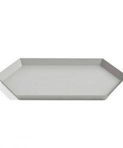 HAY Medium Grey Kaleido Hexagon Tray