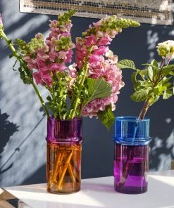 HAY Moroccan Vase S Pink and Blue