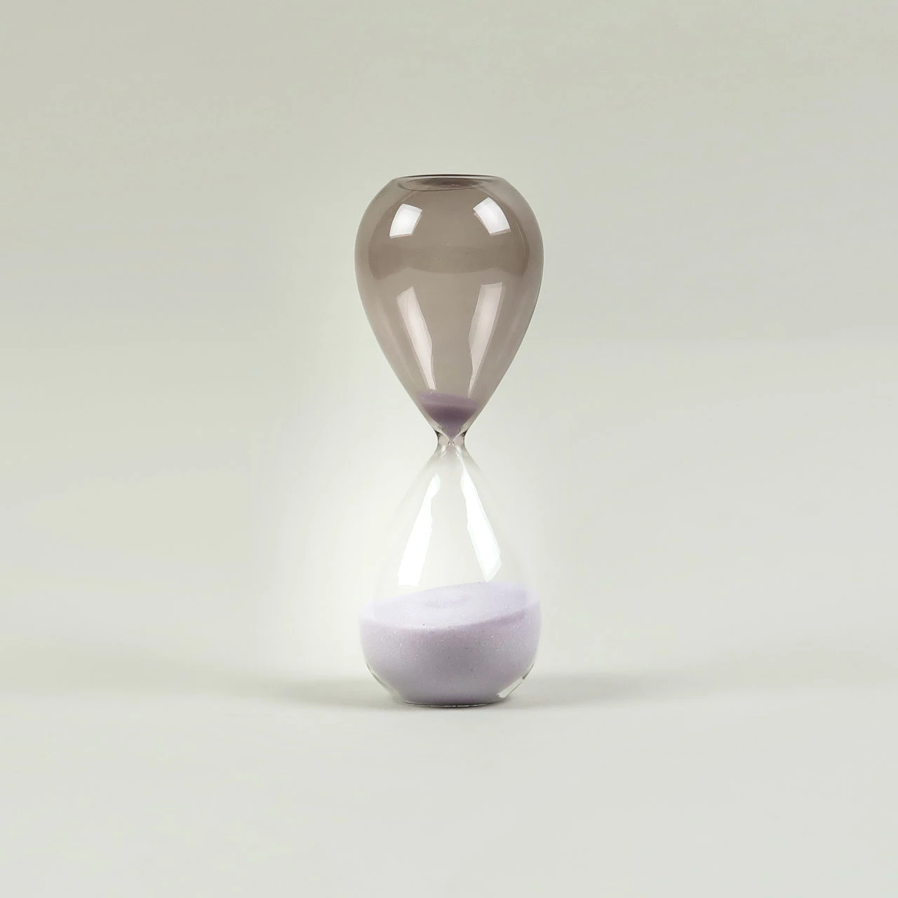 Deals 🔥 HAY Glass Sand Timer - Medium - Lavender ✨ 6 HAY Glass Sand Timer - Medium - Lavender