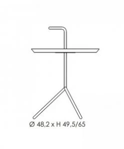 HAY XL DLM Side Table - White